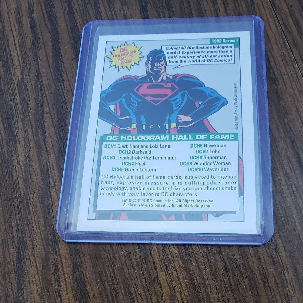 DC Cosmic Cards 1991 Skybox Hologram Card DCH5 Green Lantern
